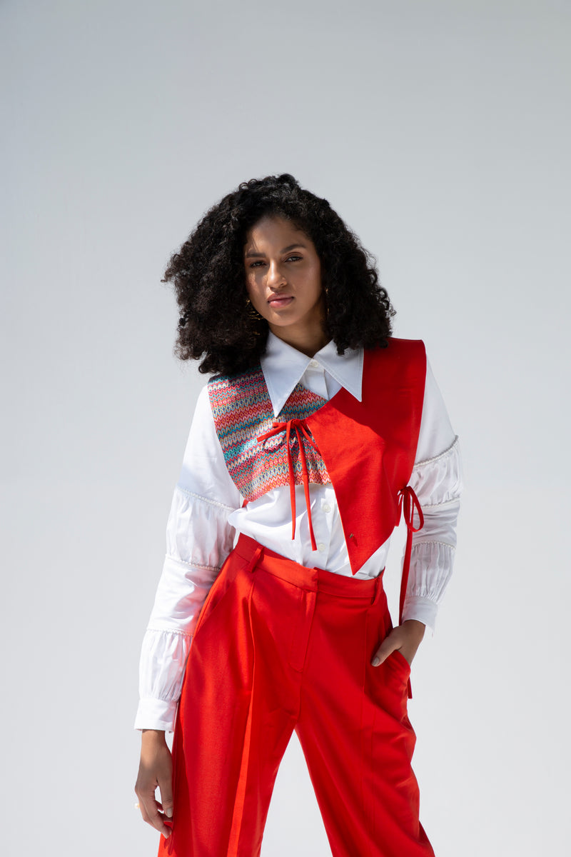 Red and Zig Zag Co-ord