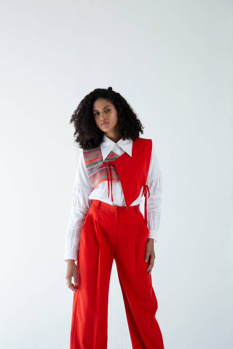 Red and Zig Zag Co-ord